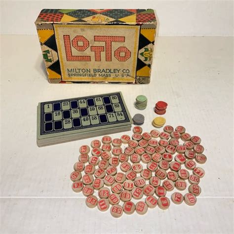 vintage lotto game|Vintage Milton Bradley Lotto Game for sale .